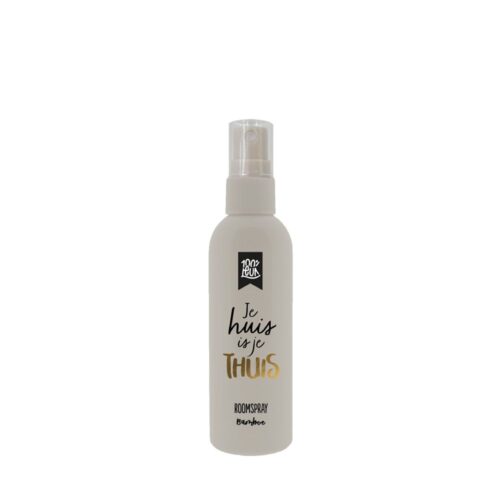 Roomspray 'Je huis is je thuis' – 100% Leuk