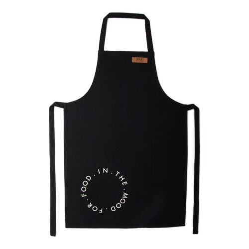 JENS Living - Schort 'In the mood for food', Zwart