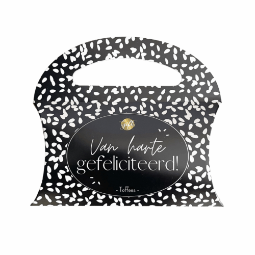 The Big Gifts - Snoep tasje, 'Gefeliciteerd'