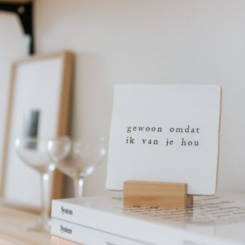 Tegeltje ‘gewoon omdat ik van je hou’, IKPAKJEIN