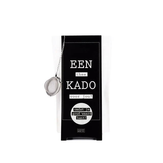 Flessenwerk - Een thee KADO voor jou! 'Omdat je goud waard bent'