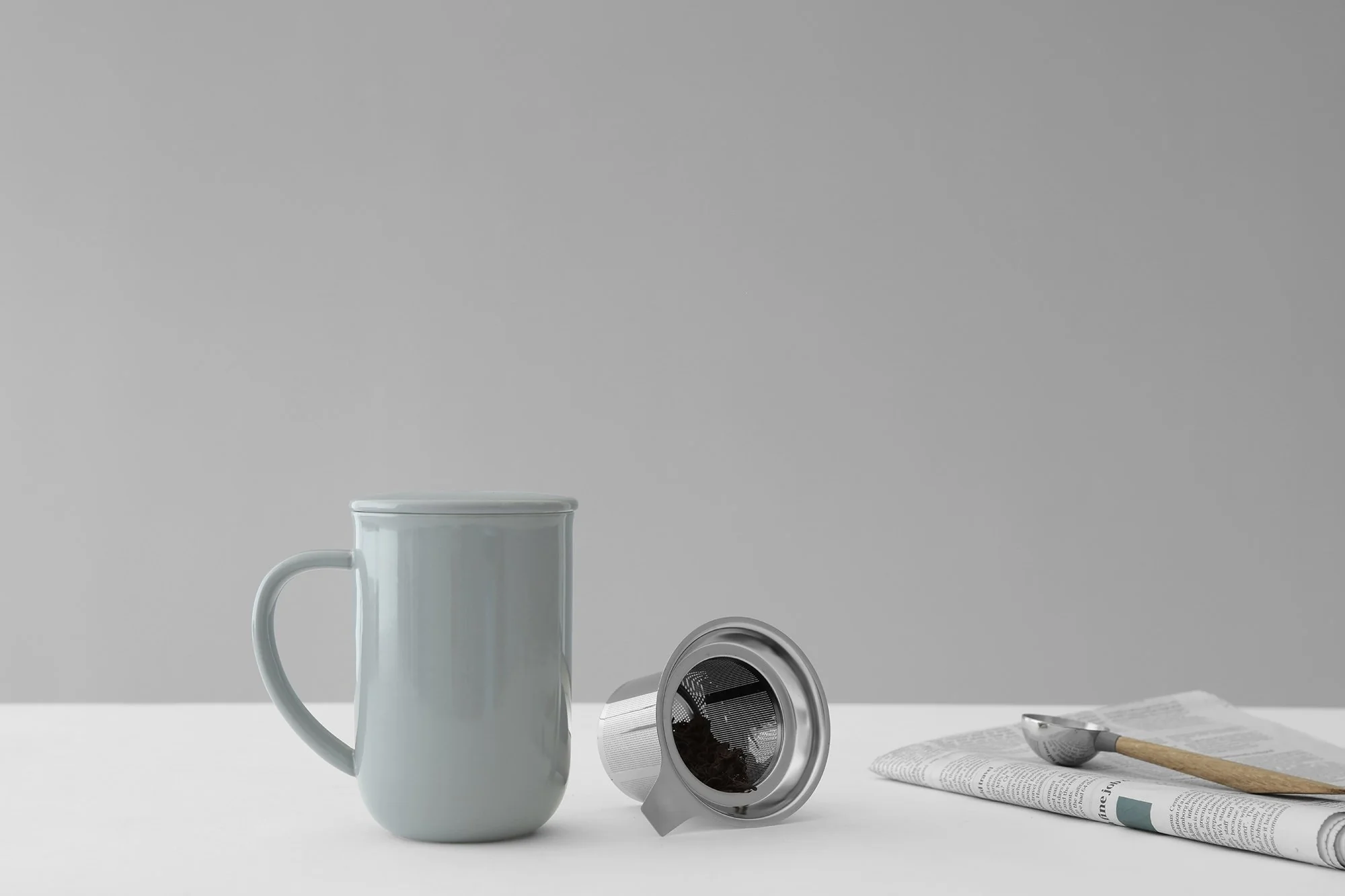 VIVA - Theemok met infuser MINIMA, Blauw, 500ml - Afbeelding 3