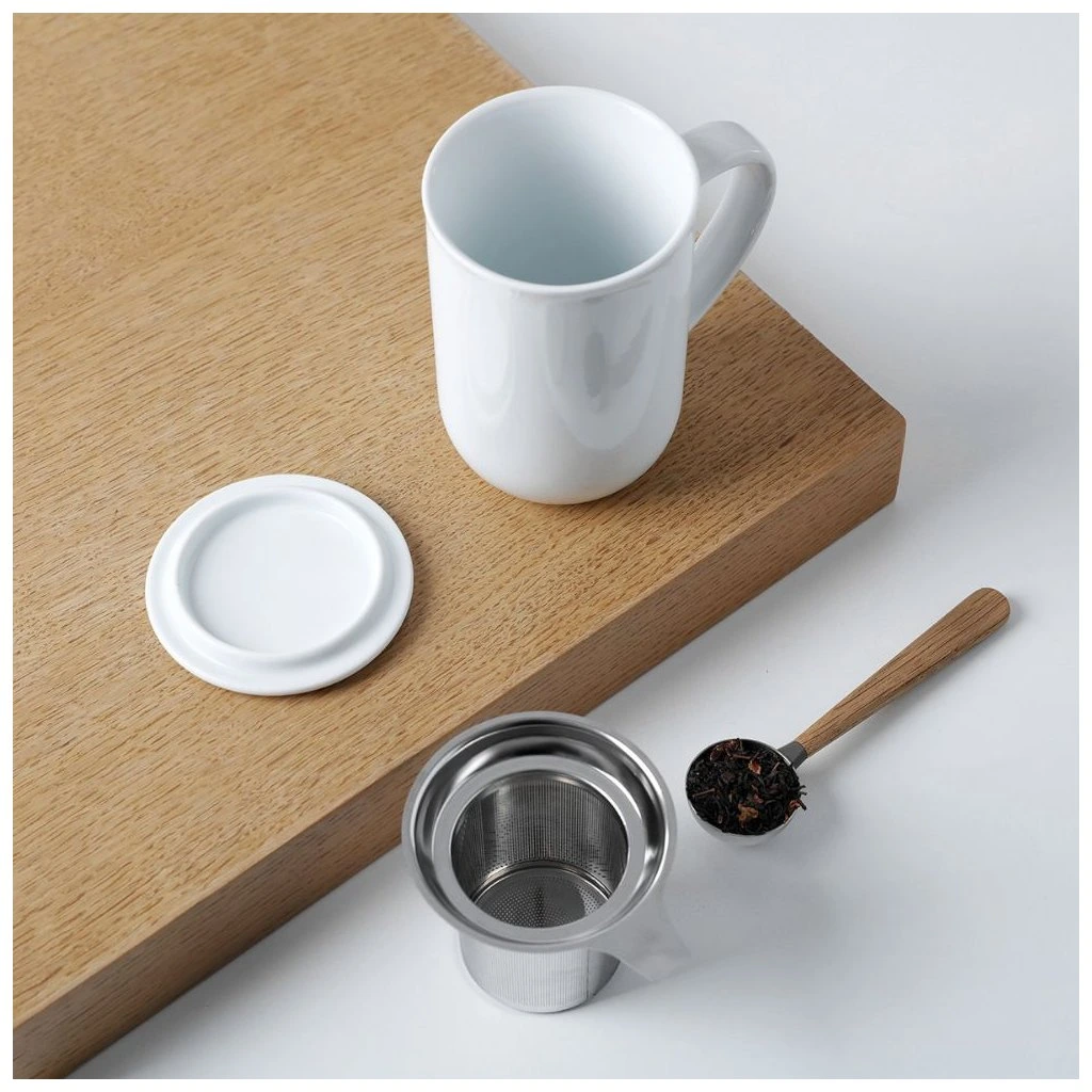 VIVA - Theemok met infuser MINIMA, Wit, 500ml - Afbeelding 5