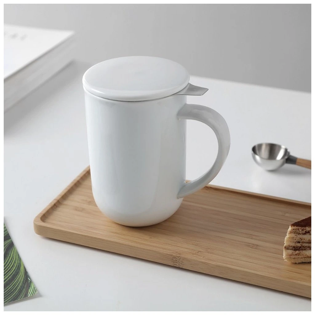 VIVA - Theemok met infuser MINIMA, Wit, 500ml - Afbeelding 4