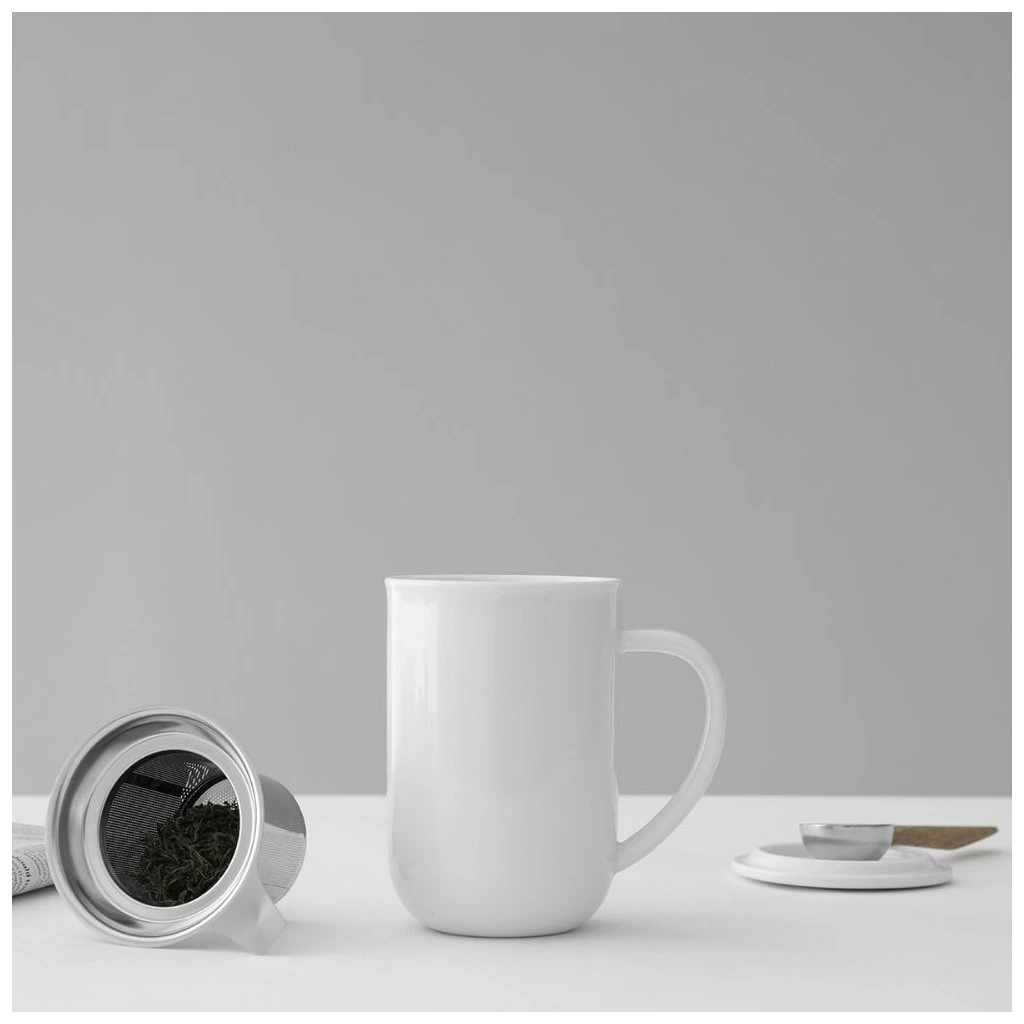 VIVA - Theemok met infuser MINIMA, Wit, 500ml - Afbeelding 3