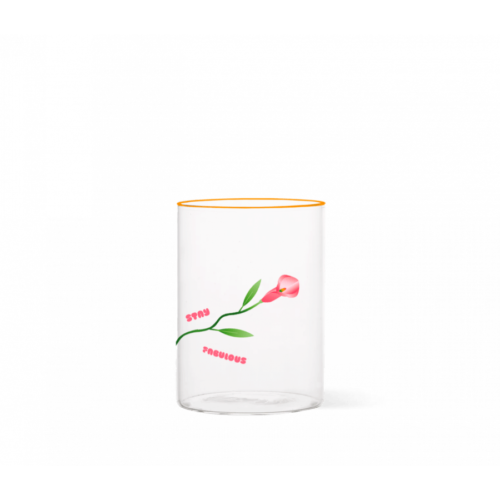 THE GIFT LABEL - Drinking glass, Stay Fabulous