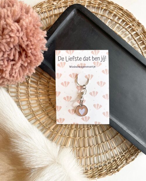 The Big Gifts - Winkelwagenmuntje 'De liefste dat ben jij'