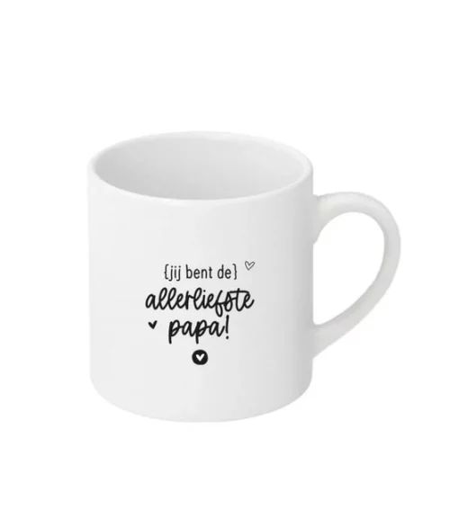 Zoedt - Mok met tekst 'Jij bent de allerliefste papa!', 210ml